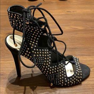 Aldo Studded Black Heels!